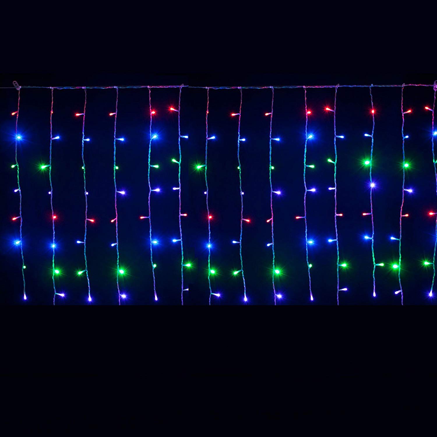 Instalatie 8094 MULTICOLOR 240 LED Perdea 3x3m Exterior Fir Alb Gros Instalatie 8094 MULTICOLOR 240 LED Perdea 3x3m Exterior Fir Alb Gros