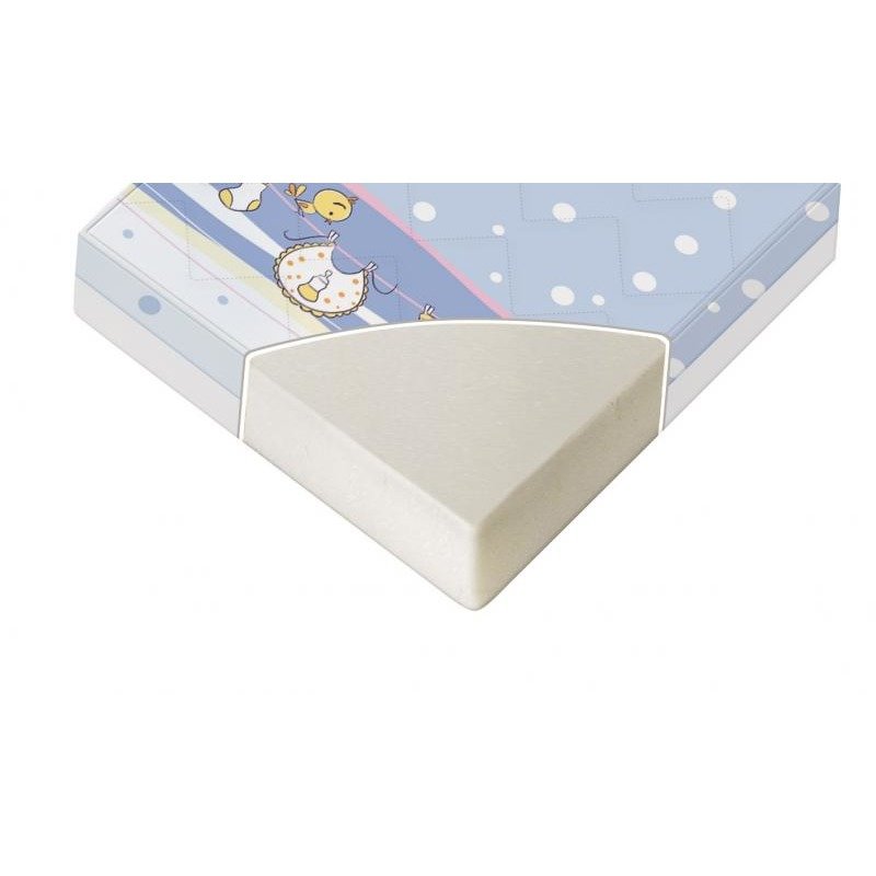 Bertoni - Lorelli - Saltea RELAX din spuma 70/140/12 cm, Imprimeuri Colorate Bertoni - Lorelli - Saltea RELAX din spuma 70/140/12 cm, Imprimeuri Colorate
