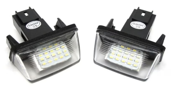 Set 2 Lampi Led pentru Numar CITROEN