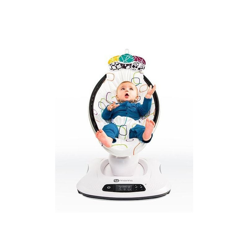 Balansoar, 4Moms, MamaRoo 4.0, 2 in 1, Electric, Bluetooth, Cu jucarii interactive, Cu sunete, Plush Multicolor Balansoar, 4Moms, MamaRoo 4.0, 2 in 1, Electric, Bluetooth, Cu jucarii interactive, Cu sunete, Plush Multicolor