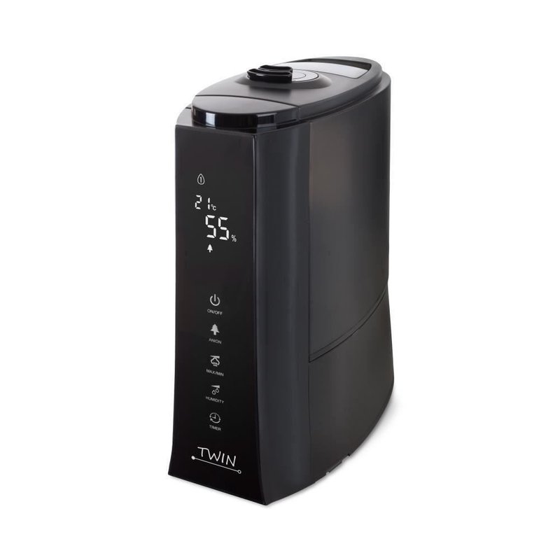 Umidificator cu ionizare si difuzor arome TWIN negru, Airbi BI3221 Umidificator cu ionizare si difuzor arome TWIN negru, Airbi BI3221
