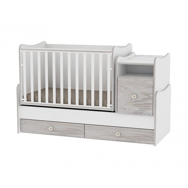 Lorelli - Mobilier transformabil Trend Plus, 0-7 ani, White Artwood Lorelli - Mobilier transformabil Trend Plus, 0-7 ani, White Artwood