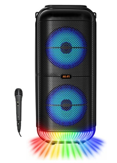 Boxa Portabila 6" ZQS-6227 RGB cu Microfon