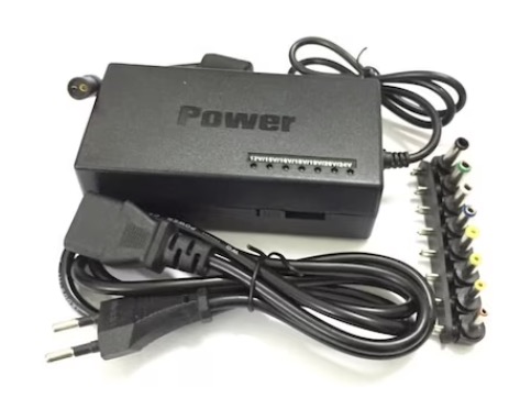 Incarcator universal pentru laptop Cu 7 conectori 12V / 15V / 16V / 18V / 19V / 20V / 24V Negru