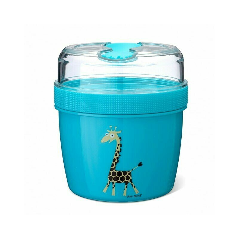Carl Oscar - Caserola N'Ice Cup L, 0.6 l, compartimentata, cu disc de racire, Bleu Carl Oscar - Caserola N'Ice Cup L, 0.6 l, compartimentata, cu disc de racire, Bleu