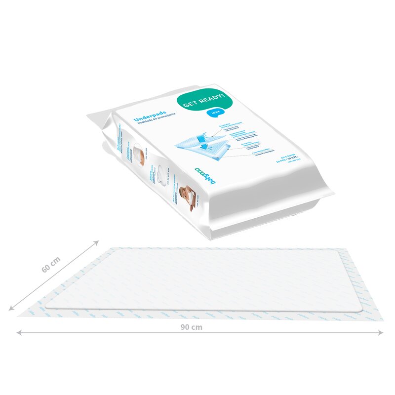Set 10 bucati scutece, BabyOno, Aleze, De unica folosinta, Dimensiune 60x90 cm Set 10 bucati scutece, BabyOno, Aleze, De unica folosinta, Dimensiune 60x90 cm