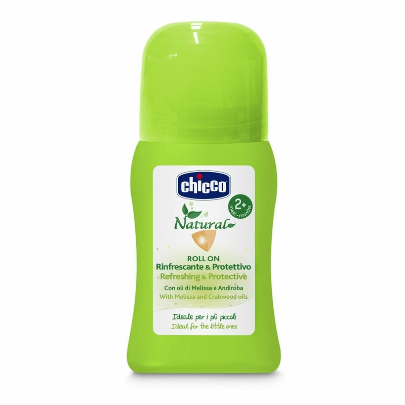 Chicco - Roll-on revigorant si protector , ulei de melissa si andiroba, 60ml, 2luni+ Chicco - Roll-on revigorant si protector , ulei de melissa si andiroba, 60ml, 2luni+