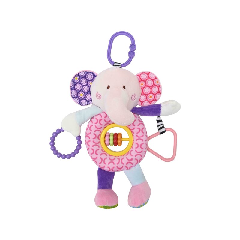 Lorelli Toys - Jucarie carucior Elefant Cu activitati, 24 cm din Plus Lorelli Toys - Jucarie carucior Elefant Cu activitati, 24 cm din Plus