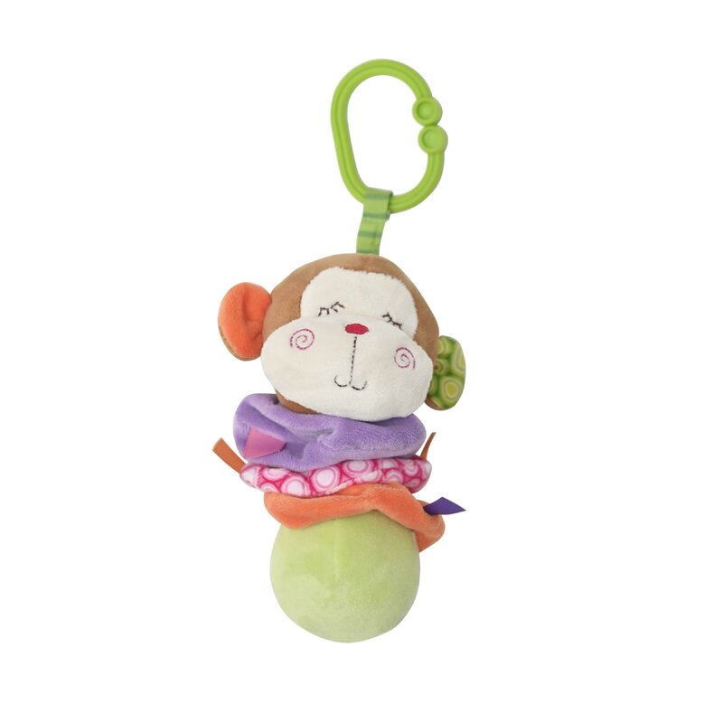 Lorelli Toys - Jucarie multifunctionala Maimutica Cu zornaitoare, 16 cm, Cu vibratie din Plus Lorelli Toys - Jucarie multifunctionala Maimutica Cu zornaitoare, 16 cm, Cu vibratie din Plus