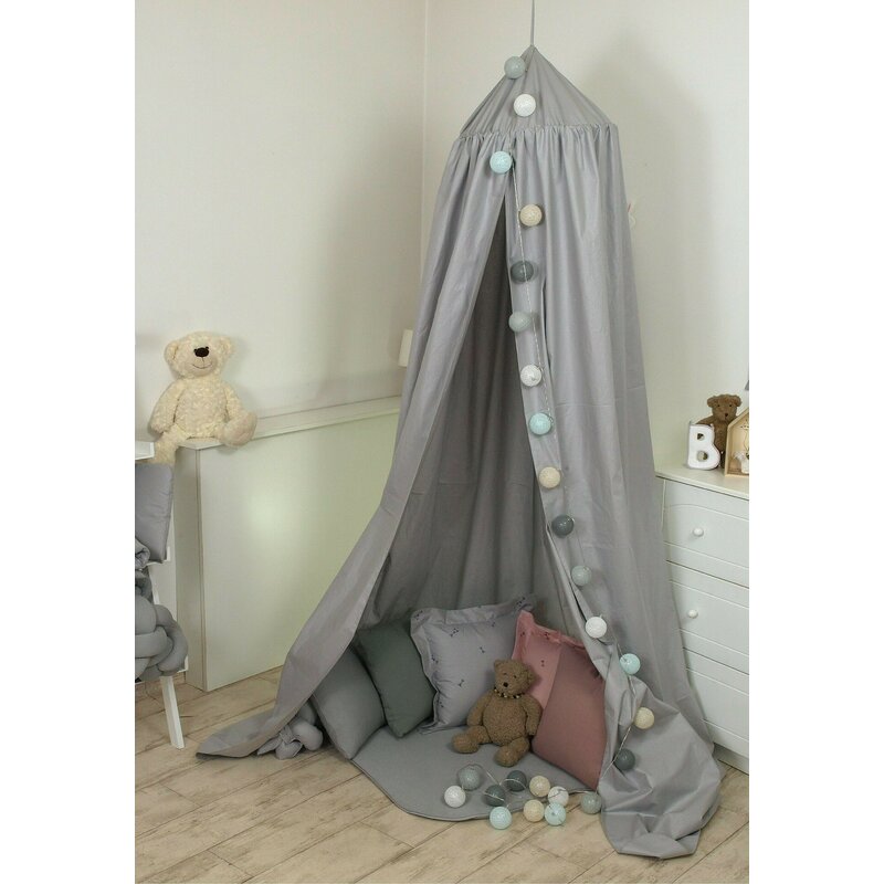 AMY - Baldachin Pure Multifunctional, Suspendat din Bumbac, 320x250 cm, Gri AMY - Baldachin Pure Multifunctional, Suspendat din Bumbac, 320x250 cm, Gri