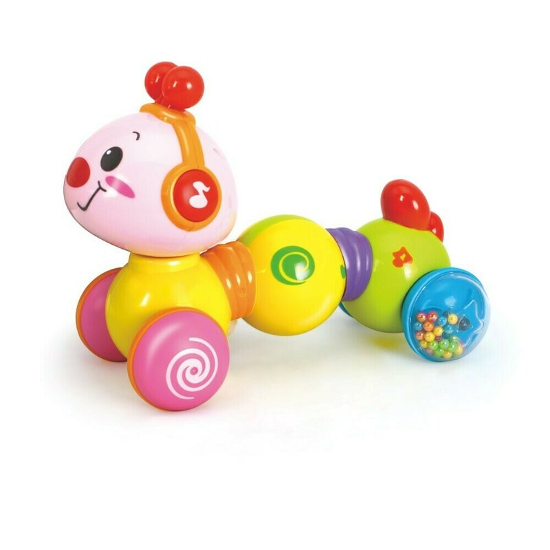 Jucarii bebe - Hola - Jucarie muzicala Viermisorul plimbaret , Cu sunete, Cu lumini Jucarii bebe - Hola - Jucarie muzicala Viermisorul plimbaret , Cu sunete, Cu lumini