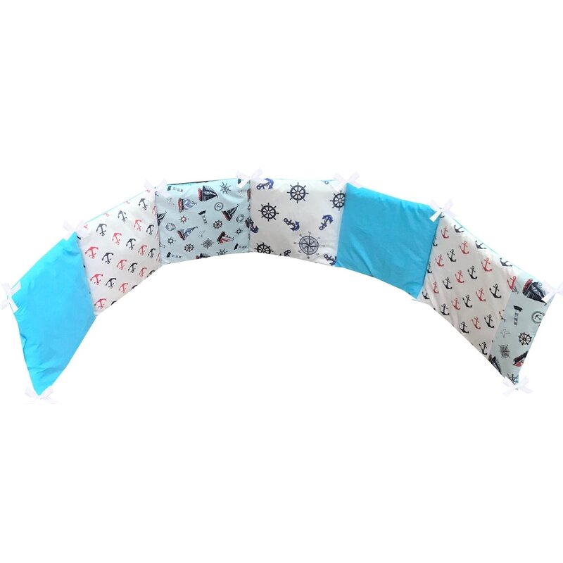 Aparatoare protectii laterale pat pufoase 120x60 cm h28cm Deseda Mix Ancore Aparatoare protectii laterale pat pufoase 120x60 cm h28cm Deseda Mix Ancore