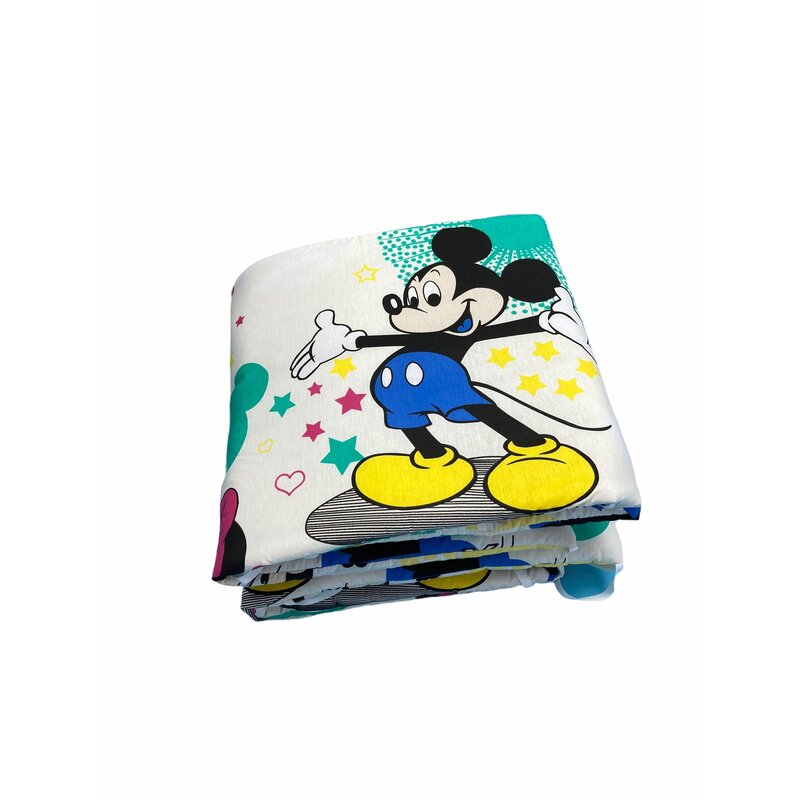 Aparatori laterale protectii laterale pat pufoase 120x60 cm h35cm Deseda Mickey si Minnie pe alb Aparatori laterale protectii laterale pat pufoase 120x60 cm h35cm Deseda Mickey si Minnie pe alb
