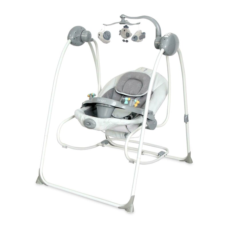 Lorelli - Leagan Tango Electric, Cu vibratii, Cu melodii Cool Stars, 82x67 cm, Gri Lorelli - Leagan Tango Electric, Cu vibratii, Cu melodii Cool Stars, 82x67 cm, Gri