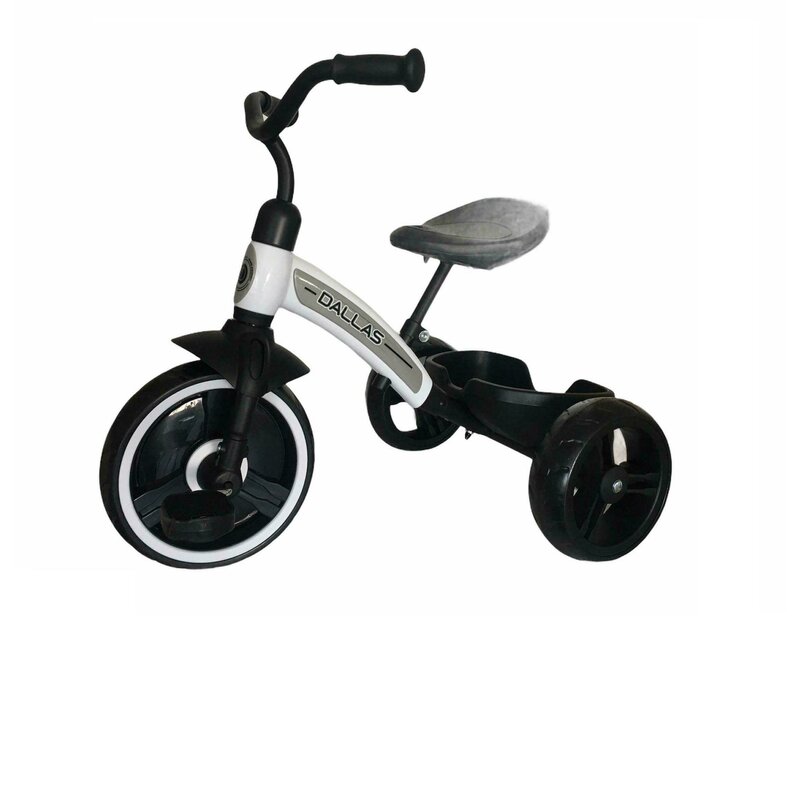Tricicleta copii, Lorelli, Dallas, Mecanism de pedalare libera, Alb Tricicleta copii, Lorelli, Dallas, Mecanism de pedalare libera, Alb