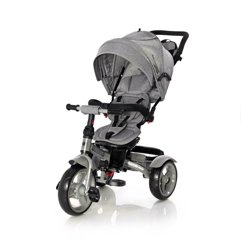 Tricicleta copii, Lorelli, Neo Eva Wheels Suport picioare, Control al directiei, Rotire 360 grade, Scaun reglabil Luxe, Gri Tricicleta copii, Lorelli, Neo Eva Wheels Suport picioare, Control al directiei, Rotire 360 grade, Scaun reglabil Luxe, Gri