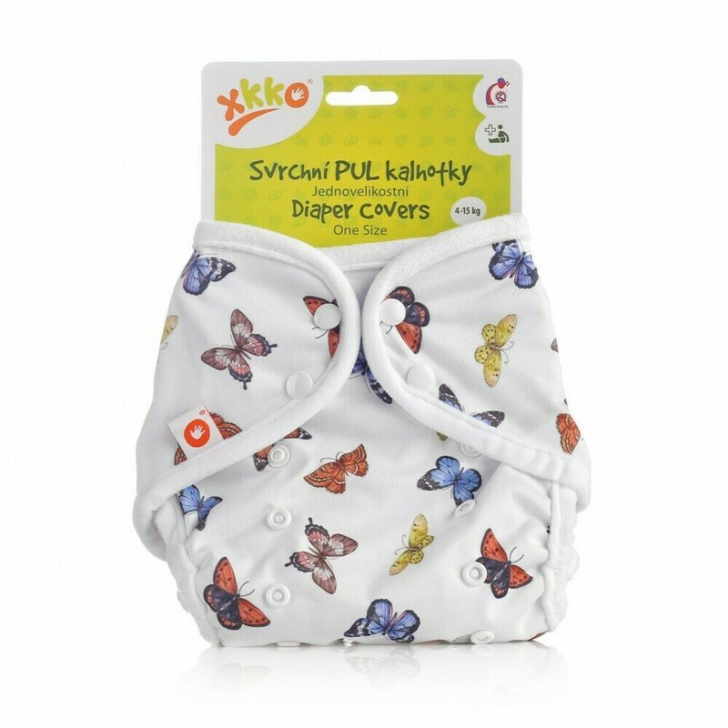 Xkko - Accesoriu Protectie impermeabila scutece textile , Butterflies din Poliester, 4-15 Kg Xkko - Accesoriu Protectie impermeabila scutece textile , Butterflies din Poliester, 4-15 Kg