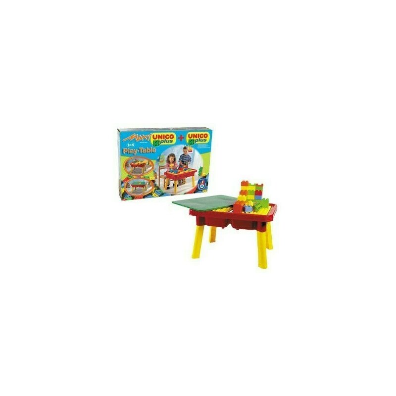 Androni Giocattoli Set constructie Unico Plus Masuta cu 31 piese cu suport Androni Giocattoli Set constructie Unico Plus Masuta cu 31 piese cu suport