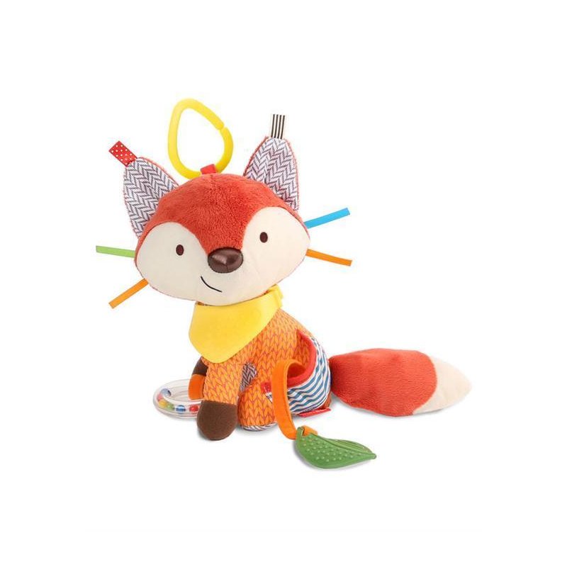 Jucarie interactiva pentru carucior, Skip Hop, Bandana Buddies, Potrivit pentru dentitie, Cu fosnete, Conform standardului de securitate EN71, 12.7 x 7.62 x 25.4 cm, 0 luni+, Vulpe Jucarie interactiva pentru carucior, Skip Hop, Bandana Buddies, Potrivit pentru dentitie, Cu fosnete, Conform standardului de securitate EN71, 12.7 x 7.62 x 25.4 cm, 0 luni+, Vulpe
