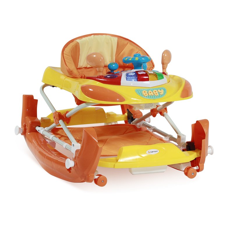 Bertoni - Premergator leagan W1224CE cu eurobaza sezut complet reglabil Orange Bertoni - Premergator leagan W1224CE cu eurobaza sezut complet reglabil Orange