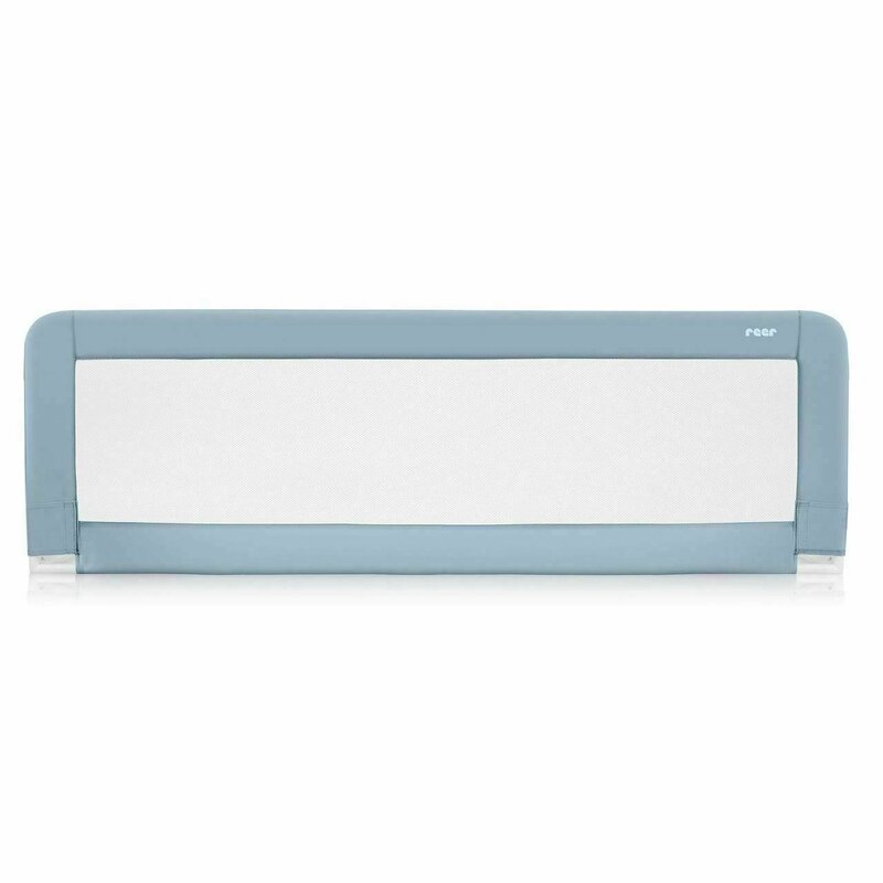 Bariera protectie anticadere pat copii, lungime 150 cm, albastru-gri, Reer Sleep'n Keep XL 45111 Bariera protectie anticadere pat copii, lungime 150 cm, albastru-gri, Reer Sleep'n Keep XL 45111