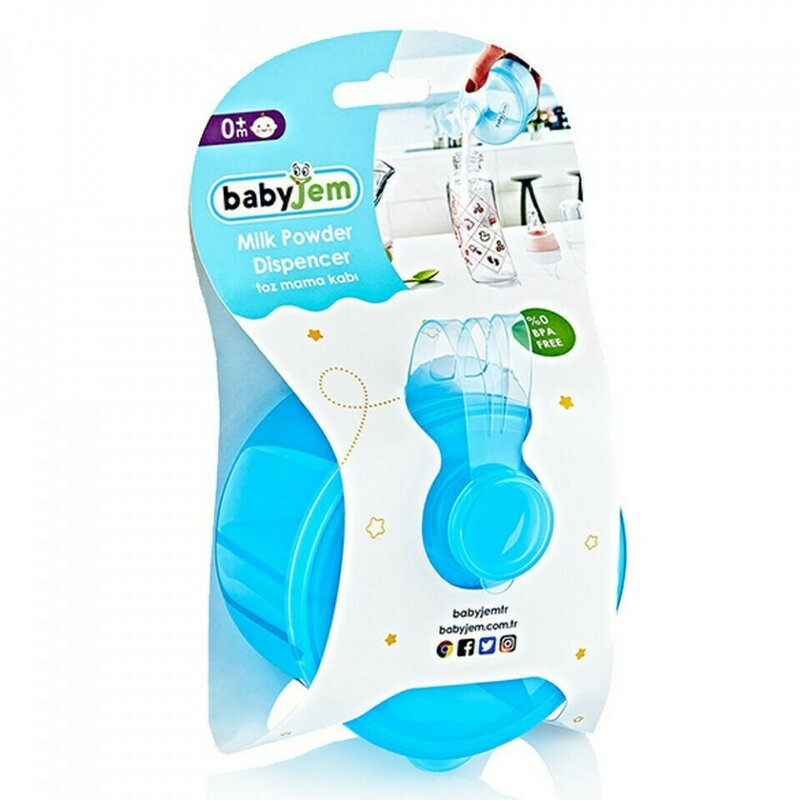 Recipient pentru lapte praf, BabyJem, Cu 3 compartimente, Din Polipropilena, 10x10 cm, Roz Recipient pentru lapte praf, BabyJem, Cu 3 compartimente, Din Polipropilena, 10x10 cm, Roz
