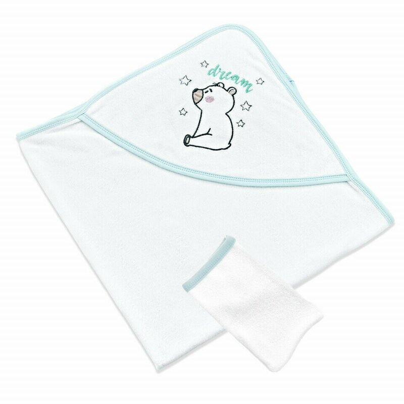 Set prosop cu capison si manusa de baie pentru copii BabyJem (Culoare: Gri) Set prosop cu capison si manusa de baie pentru copii BabyJem (Culoare: Gri)