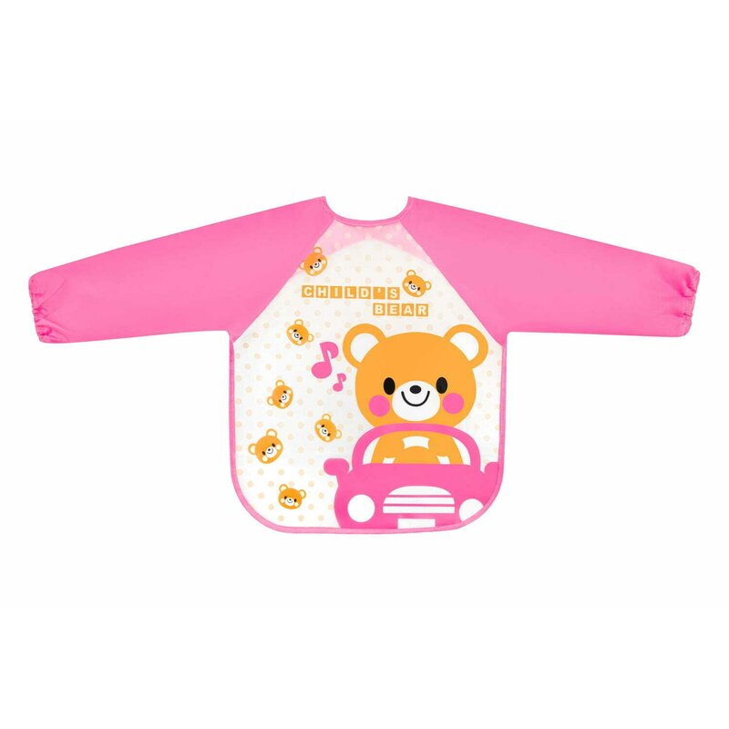 Baveta impermeabila, Bocioland, Cu maneci lungi, Dimensiune 40x35 cm, Bear Baveta impermeabila, Bocioland, Cu maneci lungi, Dimensiune 40x35 cm, Bear