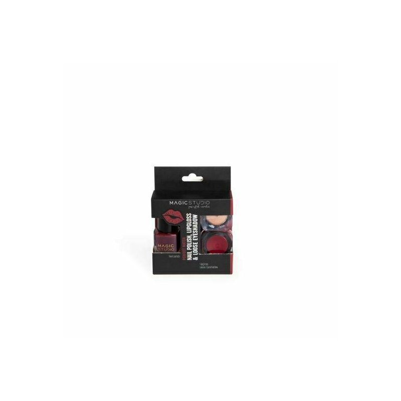 Set 24 bucati gloss, lac de unghii si fard Perfect Match 30750 Magic Studio Set 24 bucati gloss, lac de unghii si fard Perfect Match 30750 Magic Studio