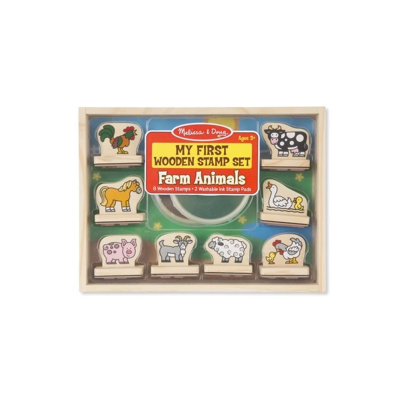 Melissa & Doug - Primele mele stampile Animale de la ferma Melissa and Doug Melissa & Doug - Primele mele stampile Animale de la ferma Melissa and Doug