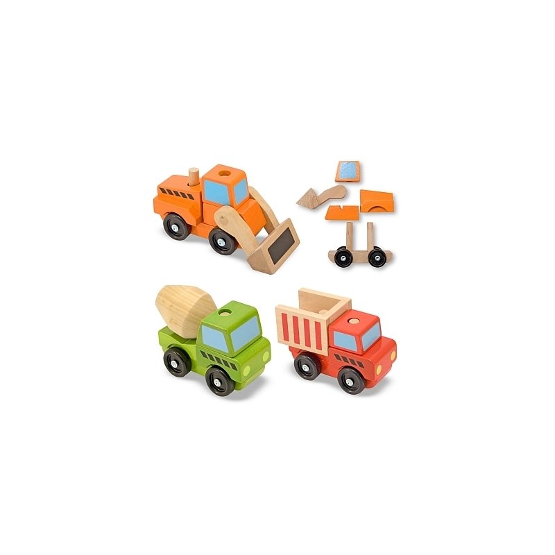 Melissa & Doug - Vehicule utilitare pentru constructii din lemn Melissa and Doug Melissa & Doug - Vehicule utilitare pentru constructii din lemn Melissa and Doug