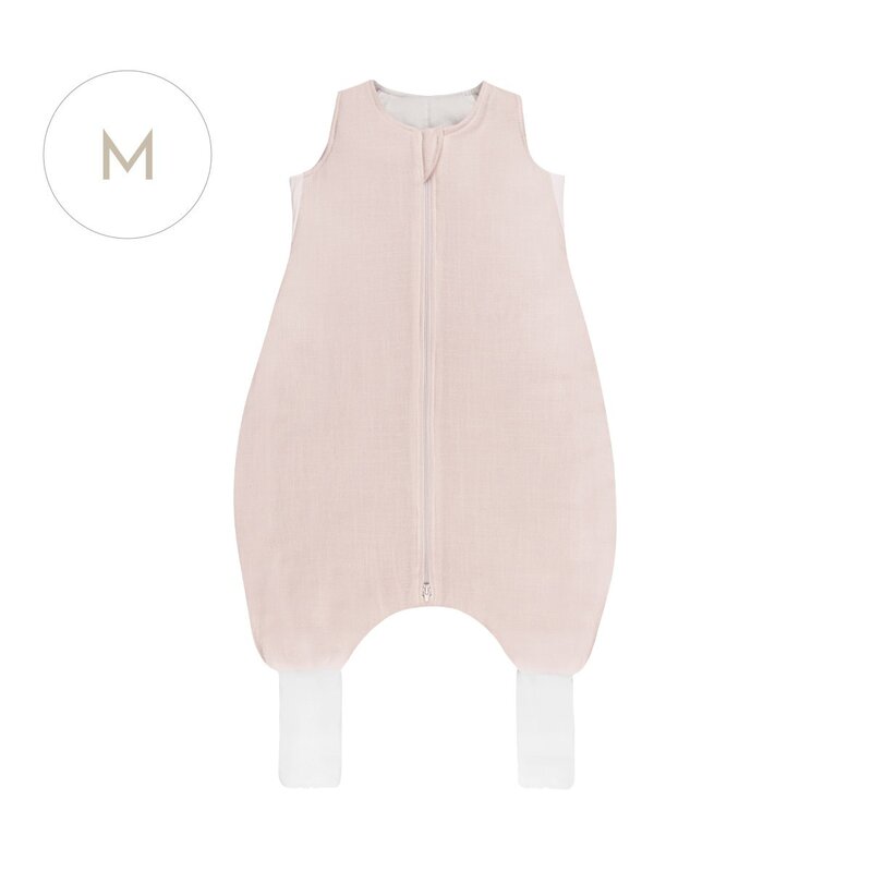 Babysteps - Sac de dormit cu picioare, in si vascoza 0.5 Tog, Iniana Sepia Rose, M, 3 ani + Babysteps - Sac de dormit cu picioare, in si vascoza 0.5 Tog, Iniana Sepia Rose, M, 3 ani +