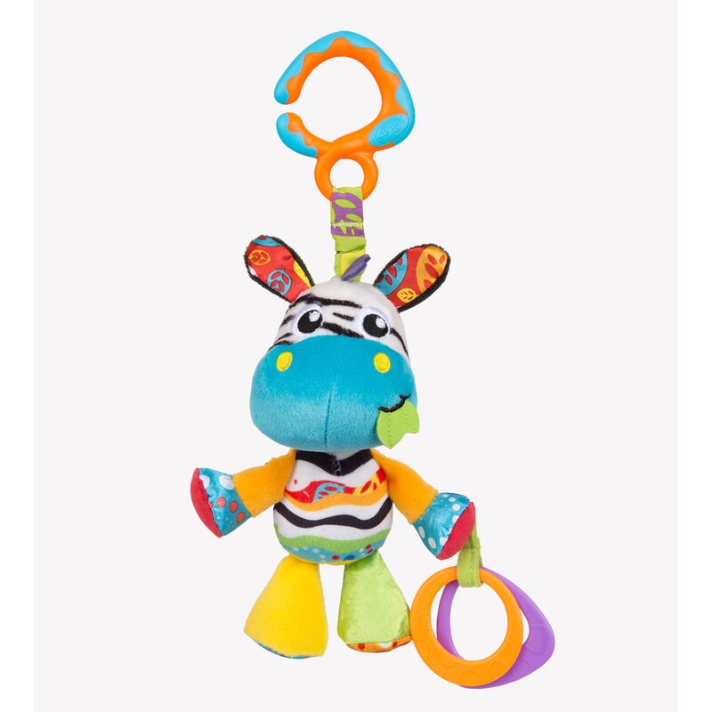 Jucarie, Playgro, Pentru carucior, scoica auto si patut, Cu jucarie de dentitie, Zoe Zebra Munchimal, 32 cm Jucarie, Playgro, Pentru carucior, scoica auto si patut, Cu jucarie de dentitie, Zoe Zebra Munchimal, 32 cm