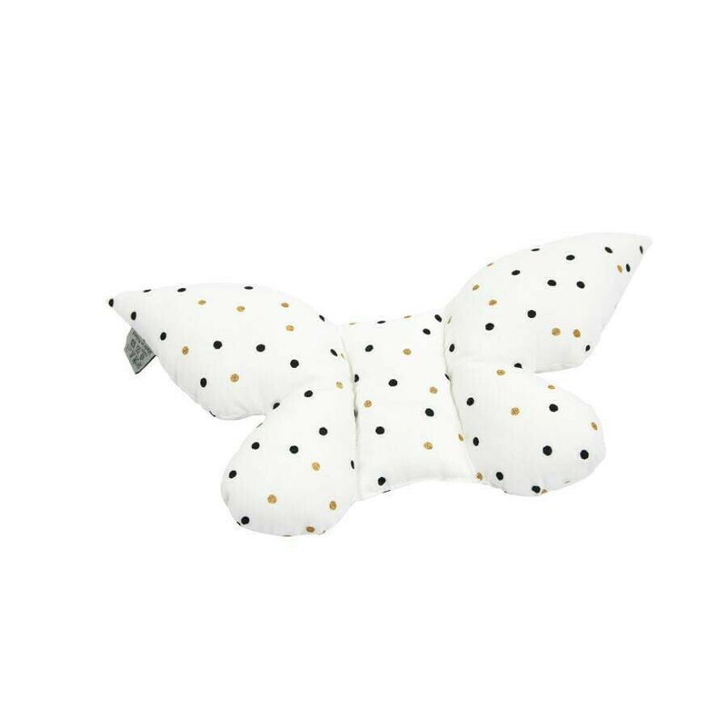 Tiny star - Perna Confetti Buterfly, Pentru Carucior, Patut, Leagan, Babynest Tiny star - Perna Confetti Buterfly, Pentru Carucior, Patut, Leagan, Babynest