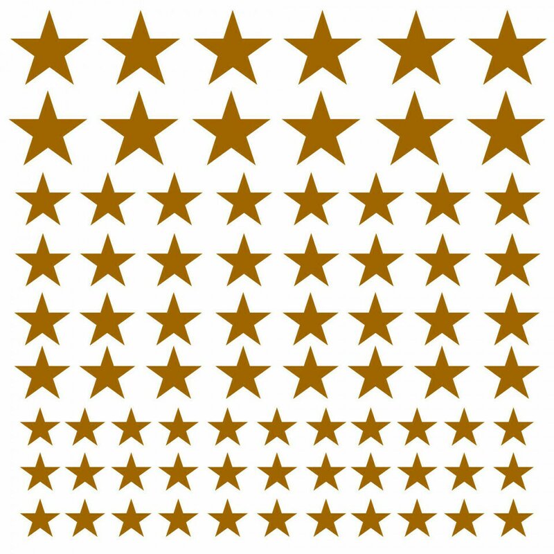 Tiny star - Stickere pentru perete, pentru camera copilului, Gold Tiny star - Stickere pentru perete, pentru camera copilului, Gold