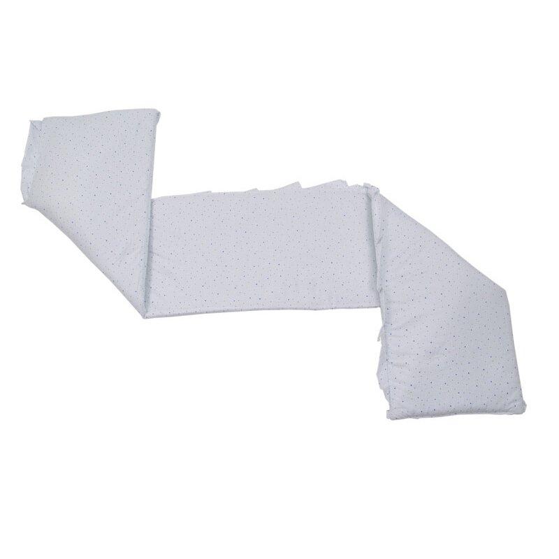 Aparatoare laterala, Babyneeds, Little Stars, Pentru patut 120x60 cm, Cu umplutura antialergica, 180 x 32 cm, Albastru Aparatoare laterala, Babyneeds, Little Stars, Pentru patut 120x60 cm, Cu umplutura antialergica, 180 x 32 cm, Albastru