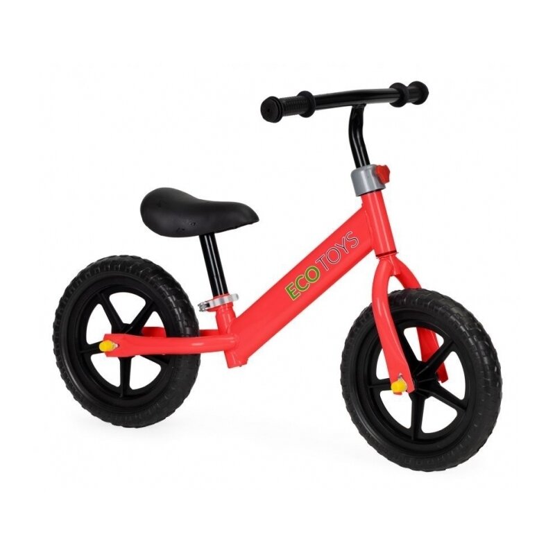 Bicicleta fara pedale cu roti din spuma EVA Ecotoys JM-763 - Rosu Bicicleta fara pedale cu roti din spuma EVA Ecotoys JM-763 - Rosu
