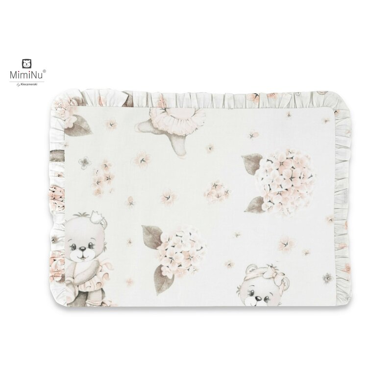 Perna clasica de dormit, MimiNu, Cu volanas, Cu husa detasabila cu fermoar, Din bumbac certificat Oeko Tex Standard 100, Pentru patut, carucior, balansoar, 30x40 cm, Design, Powdery Pink Ballerina Perna clasica de dormit, MimiNu, Cu volanas, Cu husa detasabila cu fermoar, Din bumbac certificat Oeko Tex Standard 100, Pentru patut, carucior, balansoar, 30x40 cm, Design, Powdery Pink Ballerina