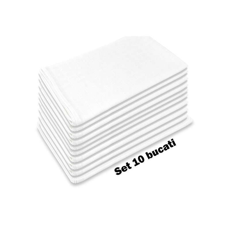 Set 10 scutece tetra, MimiNu, Din bumbac, Refolosibile, Cu multiple intrebuintari, Dimensiune 70x80 cm, Din bumbac certificat Oeko Tex Standard 100, Alb Set 10 scutece tetra, MimiNu, Din bumbac, Refolosibile, Cu multiple intrebuintari, Dimensiune 70x80 cm, Din bumbac certificat Oeko Tex Standard 100, Alb