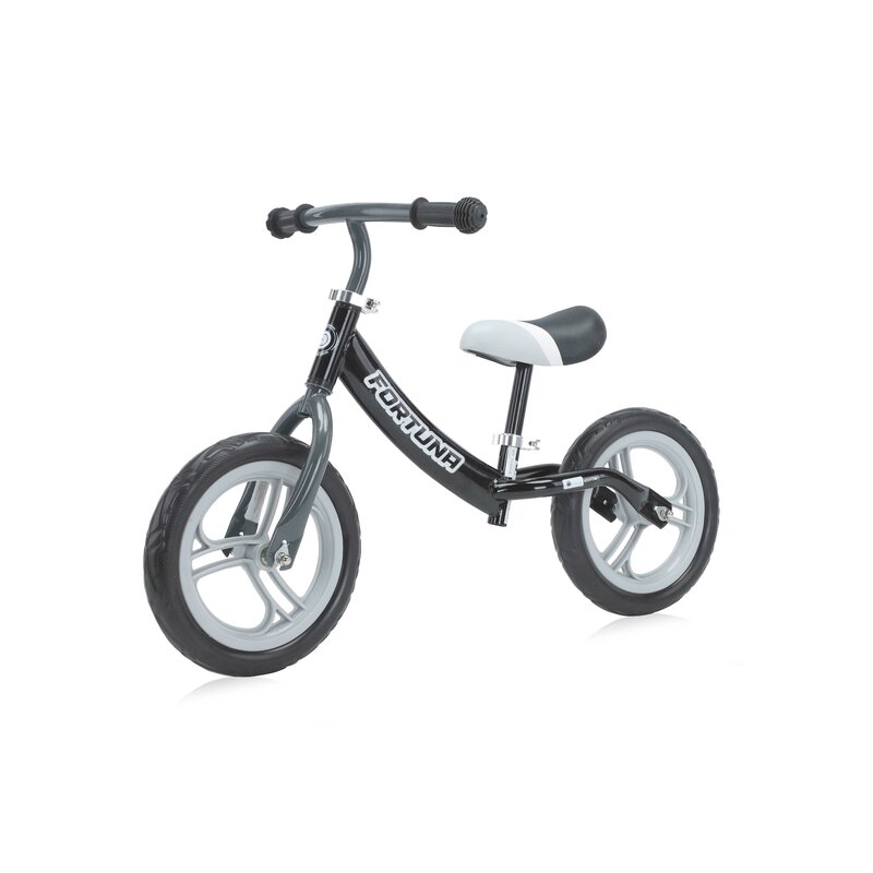 Lorelli - Bicicleta de echilibru, Fortuna, 2-5 Ani, Grey & Black Lorelli - Bicicleta de echilibru, Fortuna, 2-5 Ani, Grey & Black