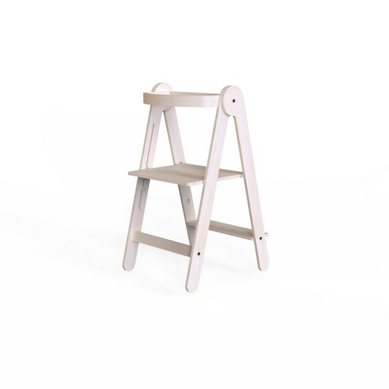 Turn de invatare pliabil MamaToyz Learning Tower din lemn, Natur Turn de invatare pliabil MamaToyz Learning Tower din lemn, Natur