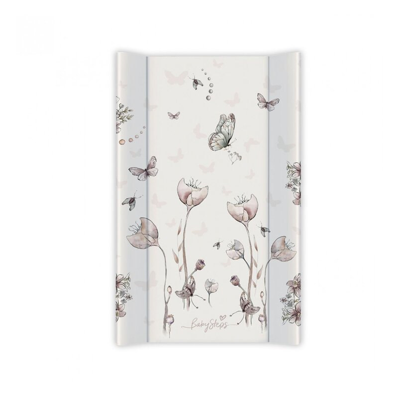 Babysteps - Saltea de infasat cu spate intarit si margini de protectie 50x80 cm, Nature Babysteps - Saltea de infasat cu spate intarit si margini de protectie 50x80 cm, Nature