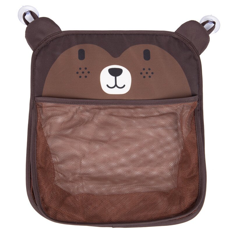 Saculet pentru jucariile de baie, FreeON, Bear, Cu sistem de prindere cu ventuze, Dimensiune 32x38 cm Saculet pentru jucariile de baie, FreeON, Bear, Cu sistem de prindere cu ventuze, Dimensiune 32x38 cm