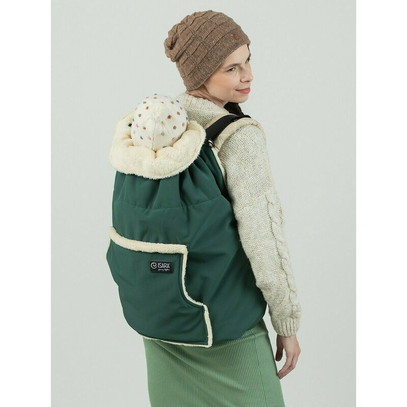 Marsupiu bebe, Isara, Protectie de iarna Clever Cover Pine Green Marsupiu bebe, Isara, Protectie de iarna Clever Cover Pine Green