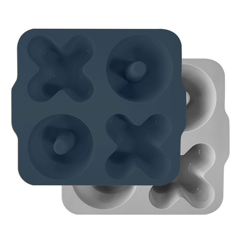 Set Recipiente de gatit Minikoioi, 100% Premium Silicon – Deep Blue / Powder Grey Set Recipiente de gatit Minikoioi, 100% Premium Silicon – Deep Blue / Powder Grey