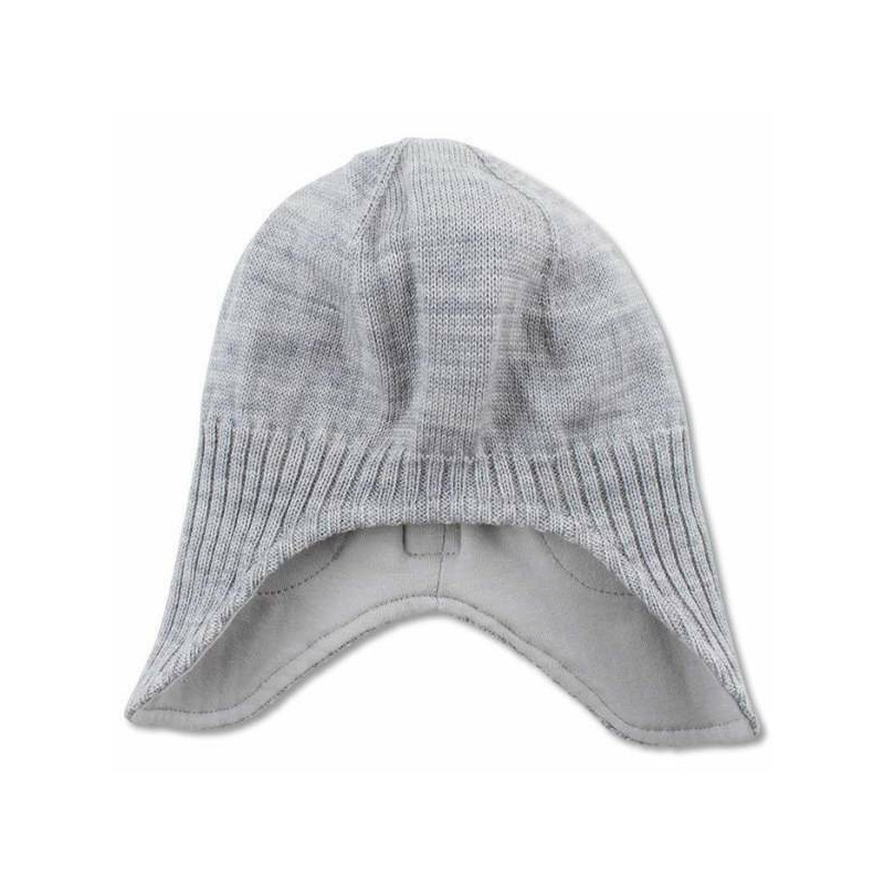 Caciula copii lana merinos tricotata superwash captusita cu bumbac - Nordic Label - Grey Melange 2-4 ani Caciula copii lana merinos tricotata superwash captusita cu bumbac - Nordic Label - Grey Melange 2-4 ani