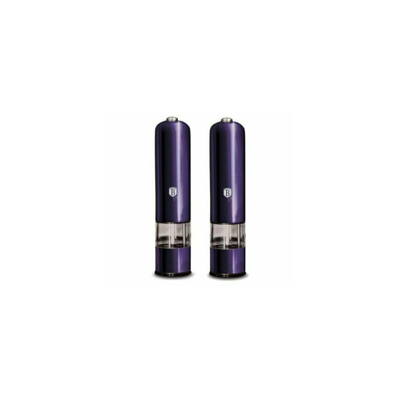 Set 2 piese rasnite electrice, de sare si piper, Berlinger Haus Purple Eclipse, BH 9289 Set 2 piese rasnite electrice, de sare si piper, Berlinger Haus Purple Eclipse, BH 9289
