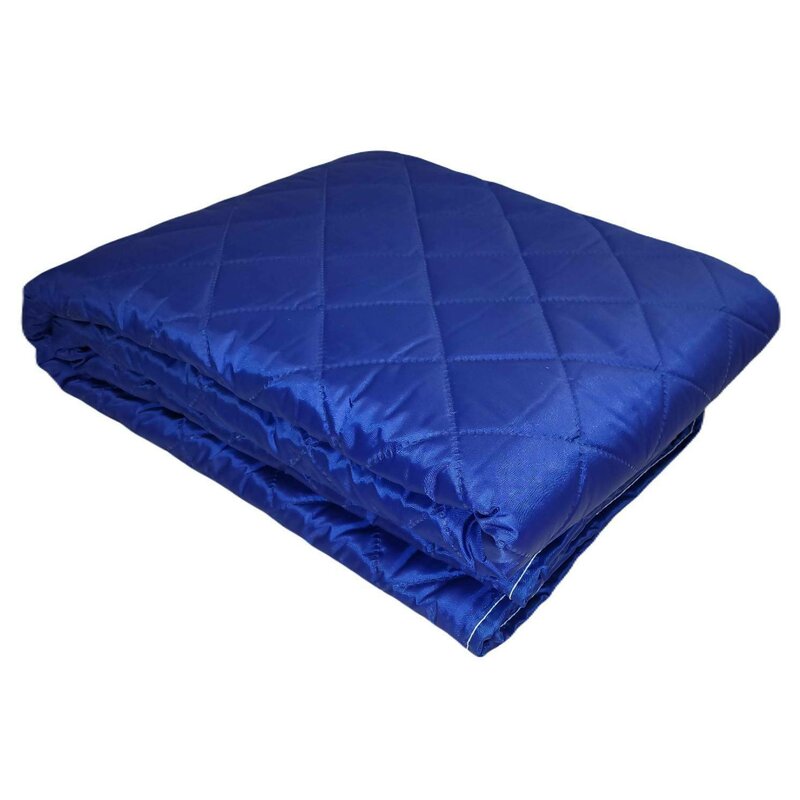 Patura cocolino picnic impermeabila 3 straturi, PolarTech Somnart, 150x200, albastru + gri inchis Patura cocolino picnic impermeabila 3 straturi, PolarTech Somnart, 150x200, albastru + gri inchis