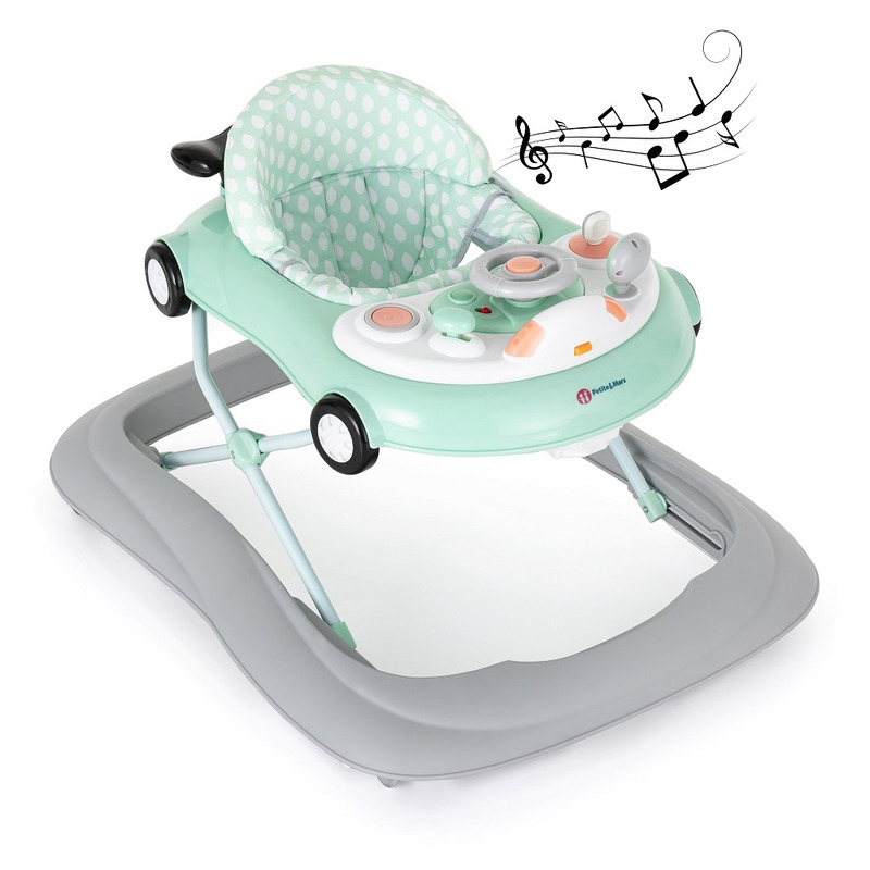 Premergator muzical, Petite&Mars, Cu panou interactiv si lumini Cabrio, Inaltime reglabila pe 3 pozitii, 6 luni+, Verde Premergator muzical, Petite&Mars, Cu panou interactiv si lumini Cabrio, Inaltime reglabila pe 3 pozitii, 6 luni+, Verde
