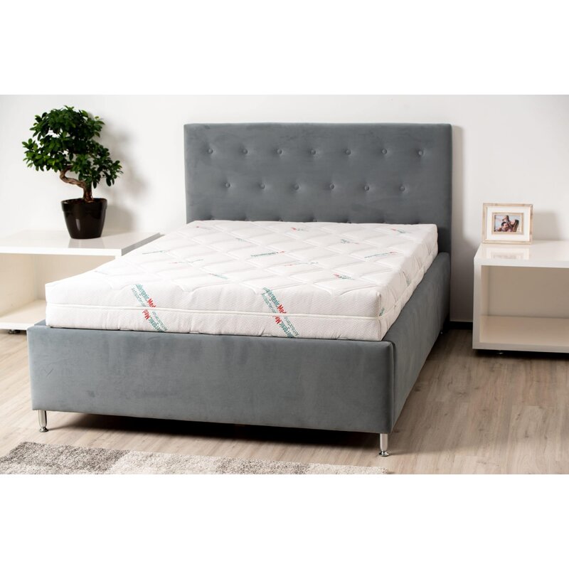 Saltea cu spuma poliuretanica Somnart HypoallergenicMed Antibacteria, 160x200, inaltime 18 cm, antibacterii, husa detasabila, fermitate medie Saltea cu spuma poliuretanica Somnart HypoallergenicMed Antibacteria, 160x200, inaltime 18 cm, antibacterii, husa detasabila, fermitate medie